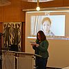 Bettina Huber chairing the last panel of the conference