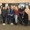 Photo of Mentees of Group 10 with Prof. Dr. Miriam Banas, program management (right), and Anna Theresa Wolferstetter, program coordination (6th from left) © Cucit/UR