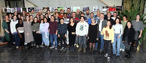 Majority of Department members at the Christmasparty 2024