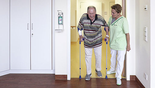 Älterer Patient auf Station