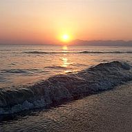 Sonnenuntergang vor Sizilien