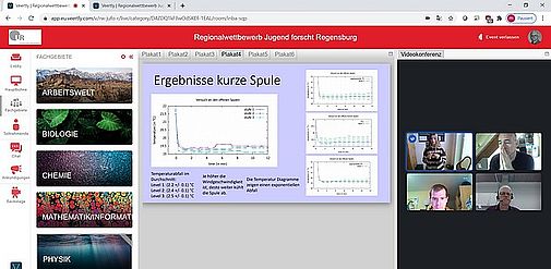 Screenshot Jugend forscht