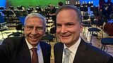 Prof. Huber und Prof. Hebel
