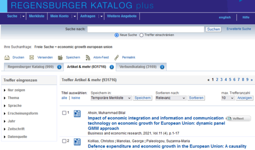 Bildausschnitt Regensburger Katalog