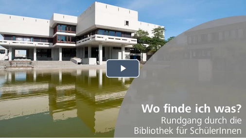 Aussenansicht Gebäude Zentralbibliothek, Uni-See