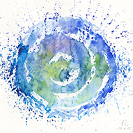 Beate Wewyara, Baumaquarell 17.6.15