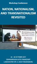 Conference Workshop Nation Nationalism And Transnationalism Revisited 26-28 October 2017
