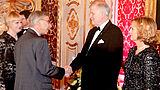 Prof. Dr. Udo Hebel beim Neujahrsempfang der Bayerischen Staatsregierung mit Ministerpräsident Horst Seehofer; Foto: Bayerische Staatskanzlei