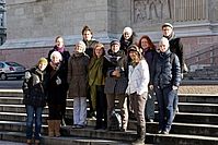 Gruppe in Budapest.