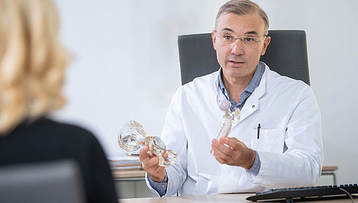 Prof. Renkawitz im Gespräch