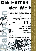 Plakat Dieherrenderwelt Klein