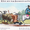 Wenn Du willst spazieren reiten auf das Land mit Deinem Hund, ist´s in guten Jahreszeiten angenehm und sehr gesund. Aber hüte Dich zu necken Küh` und Rinder allzumal. Thut der Hund sie gar erschrecken, wird die Sache sehr fatal.