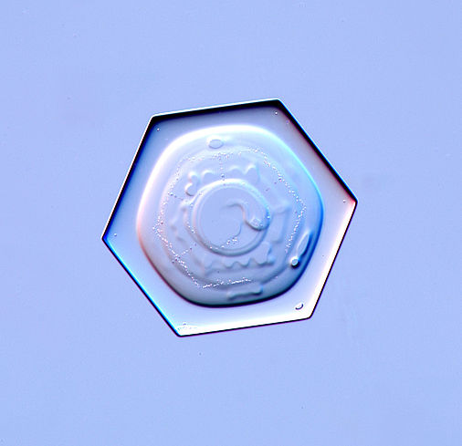 Hexagonales Eisplättchen