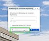 Zeigt einen Screenshot der Anmeldemaske der Bilddatenbank; markiert ist die Schaltfläche 