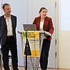 Katelijne Schiltz und Michael Wackerbauer (Organisation der Tagung)