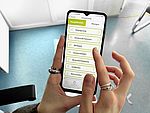 Anwendung der Silent Cloud App am Handy