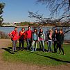 Gruppe vor See