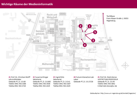 Lageplan der Medieninformatik-2018
