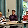 Dr. Birgit Bauridl, Prof. Dr. Timo Müller, and Milena Krischer, Participants