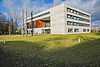 Vielberth-Gebäude auf dem Campus der Universität Regensburg.