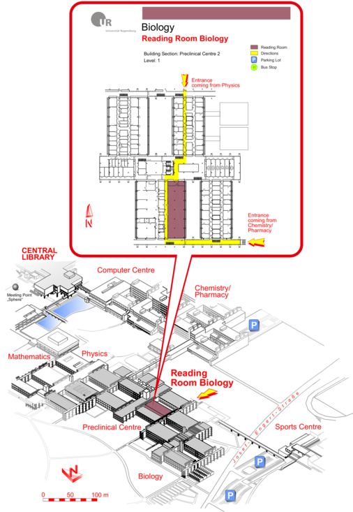 Map Reading Room Biology