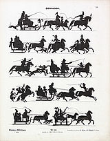 Weihnachtskarte 2013 Schlittenfahrt