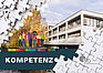Bild mit Puzzle und Gebäude