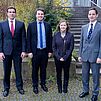 Florian Weiß, Peter Stubenvoll, Maria Schultes, Dekan Prof. Buchinger