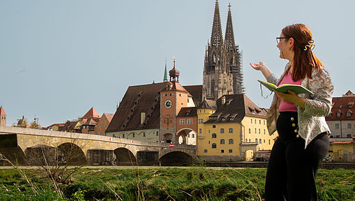 Regensburg_Steinerne Brücke_Dom