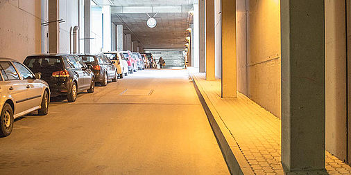 Blick in die Tiefstraße Ost