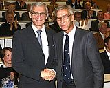 Präsident Prof. Dr. Hebel verabschiedet Prof. Dr. Michael Landthalter; Foto: UKR