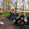 Picknick auf Halbinsel