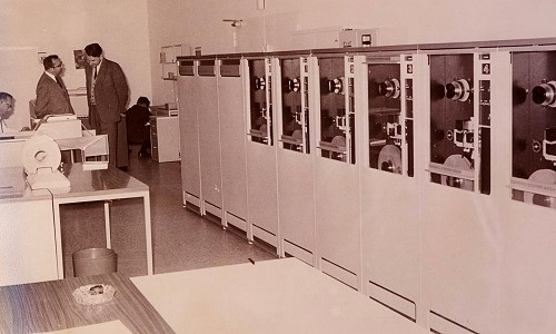 Magnetbandgeräte der Siemens-Anlage