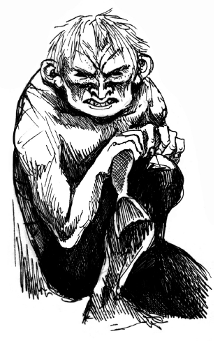 Zeichnung Caliban