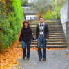 Studenten Vor Treppe