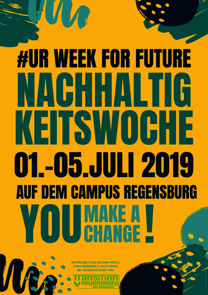 Plakat Nachhaltigkeitswoche 2019 (öffnet Vergrößerung des Bildes)