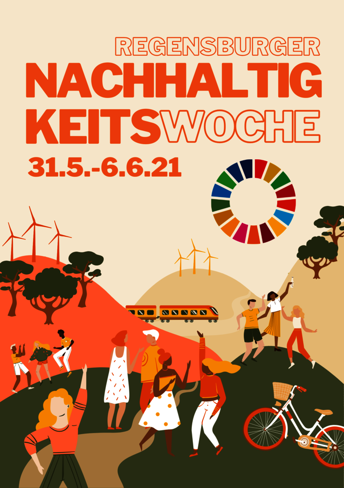 Plakat Nachhaltigkeitswoche 2021 (öffnet Vergrößerung des Bildes)