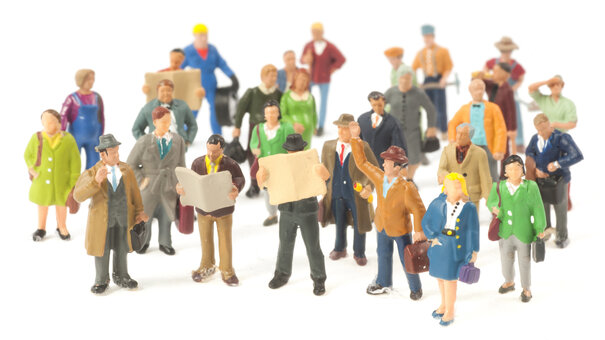 Little People crowd figurines