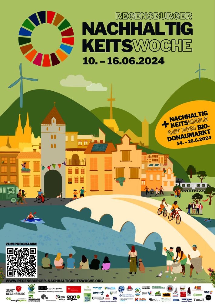 Plakat Nachhaltigkeitswoche 2024 (öffnet Vergrößerung des Bildes)