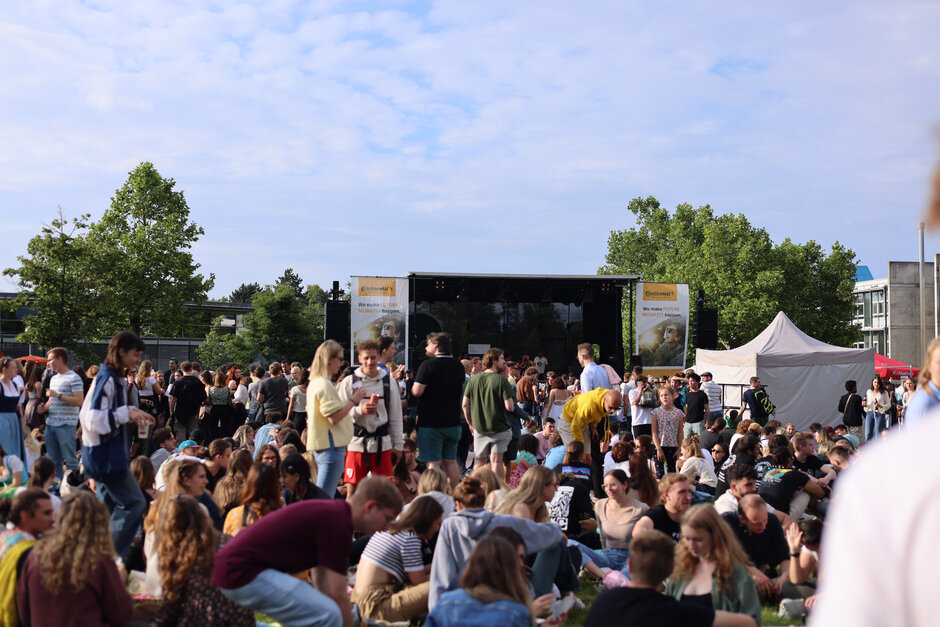 Festival "Campusfest" am Campus von Uni Regensburg und OTH