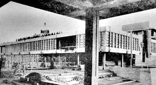 New Computer Center on 20.11.1976